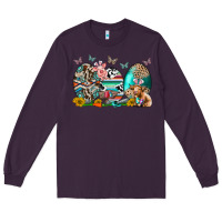 Plum easter easter eggs Long Sleeve Tee - CowhideDigitalArt