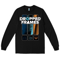Black dropped frames Long Sleeve Tee - artisFamous