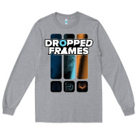 Heather Grey dropped frames Long Sleeve Tee - artisFamous