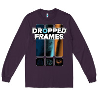 Plum dropped frames Long Sleeve Tee - artisFamous