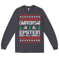 Smoke epstein didnt kill himself christmas Long Sleeve Tee - artisFamous