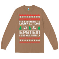 Toasted Coconut epstein didnt kill himself christmas Long Sleeve Tee - artisFamous
