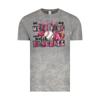 Cloud Rock in october we wear pink and watch  baseball Vintage Tee - FaDigitalArtStudio