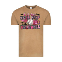 Vintage Camel in october we wear pink and watch  baseball Vintage Tee - FaDigitalArtStudio