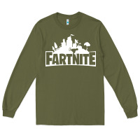 Army Green fartnite Long Sleeve Tee - artisFamous
