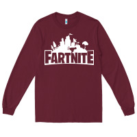 Burgundy fartnite Long Sleeve Tee - artisFamous