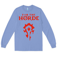 Colony Blue for the horde Long Sleeve Tee - artisFamous