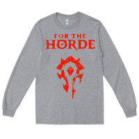 Heather Grey for the horde Long Sleeve Tee - artisFamous