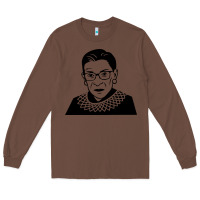 Chestnut ruth bader ginsburg Long Sleeve Tee - artisFamous