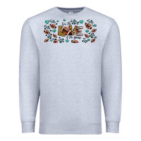 Heather Grey for the love of the game American football Premium Sweatshirt - Jasminsmagicworld
