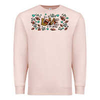 Pale Pink for the love of the game American football Premium Sweatshirt - Jasminsmagicworld