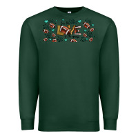 Sports Green for the love of the game American football Premium Sweatshirt - Jasminsmagicworld