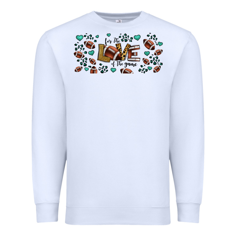 For The Love Of The Game American Football Premium Sweatshirt by Jasminsmagicworld | Teevron