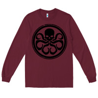 Burgundy hydra Long Sleeve Tee - artisFamous