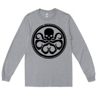 Heather Grey hydra Long Sleeve Tee - artisFamous