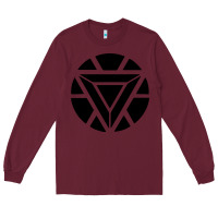 Burgundy arc reactor   new element Long Sleeve Tee - artisFamous