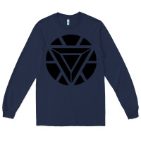 Navy arc reactor   new element Long Sleeve Tee - artisFamous