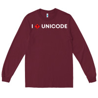I � Unicode Long Sleeve Tee | Teevron