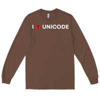 Chestnut i � unicode Long Sleeve Tee - artisFamous