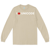 Mushroom i � unicode Long Sleeve Tee - artisFamous