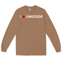 Toasted Coconut i � unicode Long Sleeve Tee - artisFamous