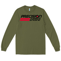 Army Green precision turbo engine classic Long Sleeve Tee - artisFamous
