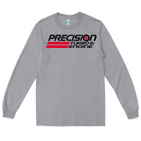Heather Grey precision turbo engine classic Long Sleeve Tee - artisFamous