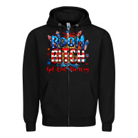 Black boom bitch get out the way Zipper Hoodie - RanaPortraitStore