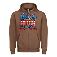 Chestnut boom bitch get out the way Zipper Hoodie - RanaPortraitStore