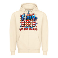 Sandshell boom bitch get out the way Zipper Hoodie - RanaPortraitStore