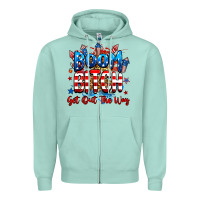 Seafoam boom bitch get out the way Zipper Hoodie - RanaPortraitStore