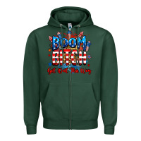 Sports Green boom bitch get out the way Zipper Hoodie - RanaPortraitStore
