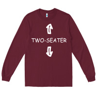 Burgundy two seater Long Sleeve Tee - artisFamous