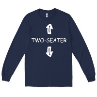 Navy two seater Long Sleeve Tee - artisFamous
