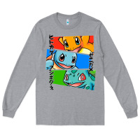 Heather Grey kanto starters Long Sleeve Tee - artisFamous