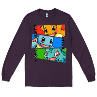 Plum kanto starters Long Sleeve Tee - artisFamous