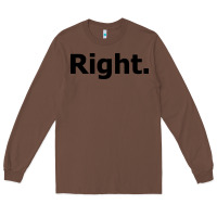Chestnut right Long Sleeve Tee - artisFamous