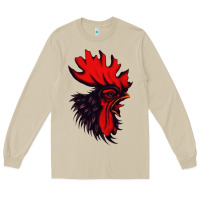 Mushroom rooster Long Sleeve Tee - artisFamous