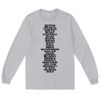 Moon Dust phonetic alphabet Long Sleeve Tee - artisFamous