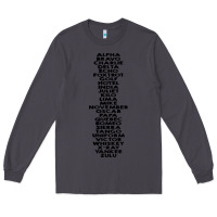 Smoke phonetic alphabet Long Sleeve Tee - artisFamous