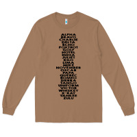 Phonetic Alphabet Long Sleeve Tee | Teevron
