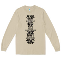 Mushroom phonetic alphabet Long Sleeve Tee - artisFamous