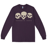Plum memento mori three skulls Long Sleeve Tee - artisFamous