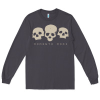 Smoke memento mori three skulls Long Sleeve Tee - artisFamous
