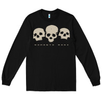 Black memento mori three skulls Long Sleeve Tee - artisFamous