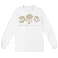White memento mori three skulls Long Sleeve Tee - artisFamous