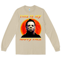 Mushroom this is my happy face Long Sleeve Tee - artisFamous