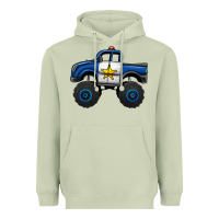 Matcha police car monster truck Heavyweight Hoodie - Jasminsmagicworld