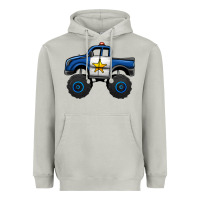 Moon Dust police car monster truck Heavyweight Hoodie - Jasminsmagicworld