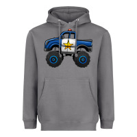 Storm police car monster truck Heavyweight Hoodie - Jasminsmagicworld